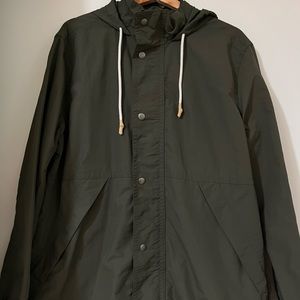 Unisex Forest green Raincoat